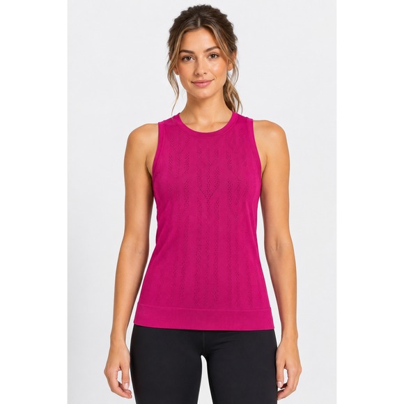 Lululemon Tops - Lululemon Swiftly Breathe Muscle Tank Top Fletching Lines Ripened Raspberry Sz 6